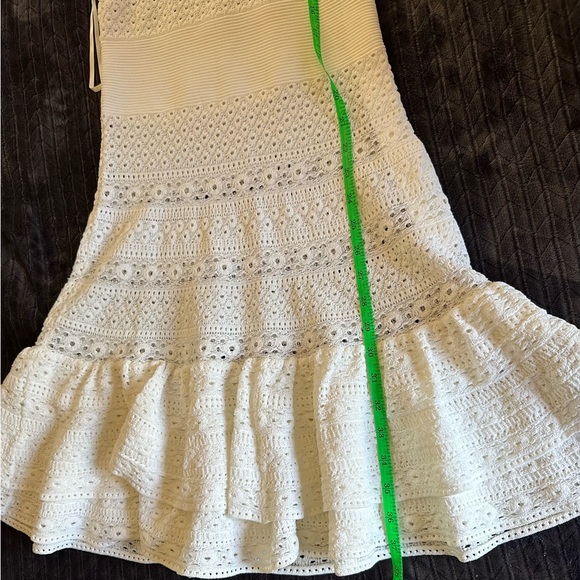 TED BAKER MALEKO LACE STITCH DRESS, WHITE,size:1,zero waste,GREAT FOR HOLIDAYS! - Picture 11 of 15